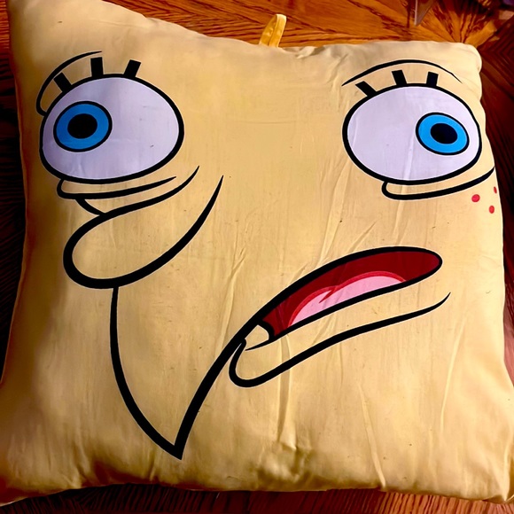 Hot Topic Other - Funny Meme SPoNgEBOb Meme Throw Pillow
